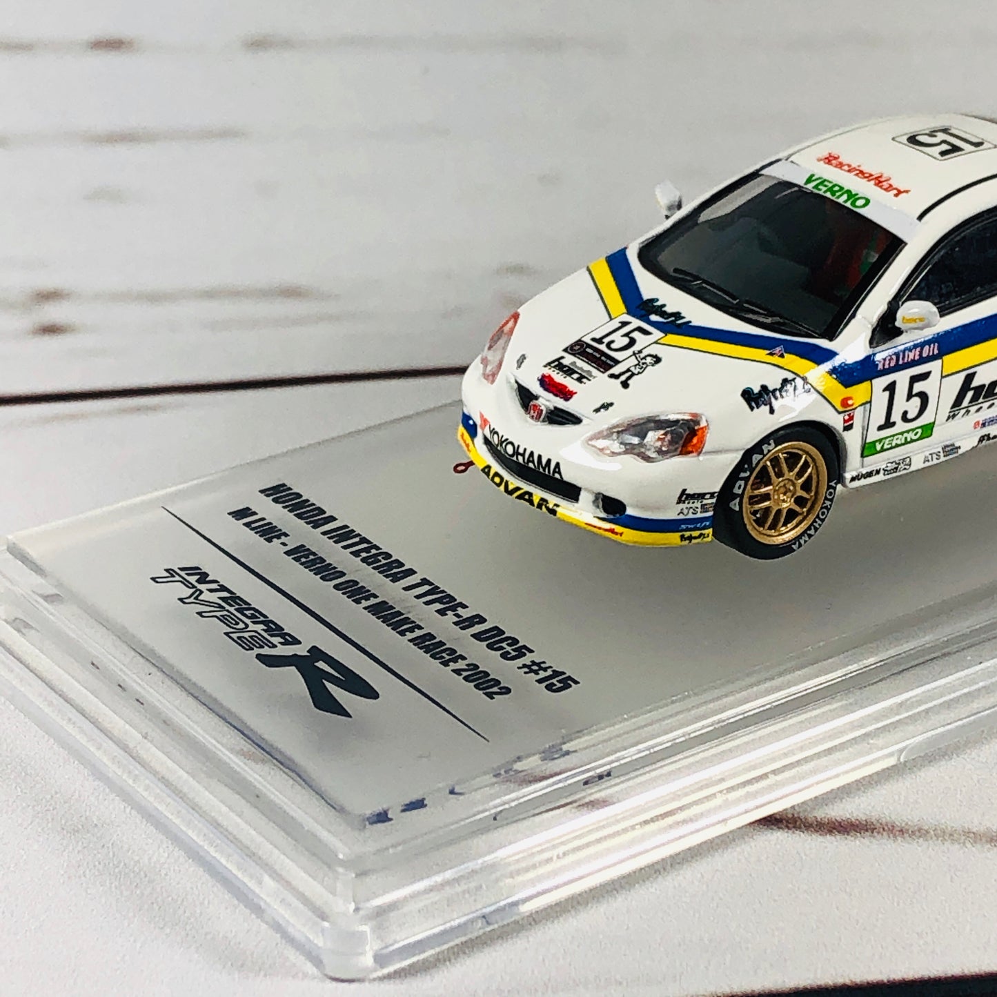 INNO64 HONDA INTEGRA Type-R DC5 #15 “M LINE” VERNO Japan One Make Race 2002