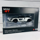 MINI GT McLaren Senna White RHD (Hong Kong Exclusive) MGT00019-R