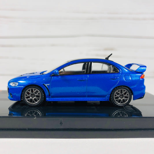 Tarmac Works 1/64 Mitsubishi Evo X Final Edition - Octane Blue