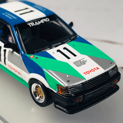 INNO64 TOYOTA COROLLA AE86 LEVIN #11 "TRAMPIO" JTCC 1985 IN64-AE86-11TR85