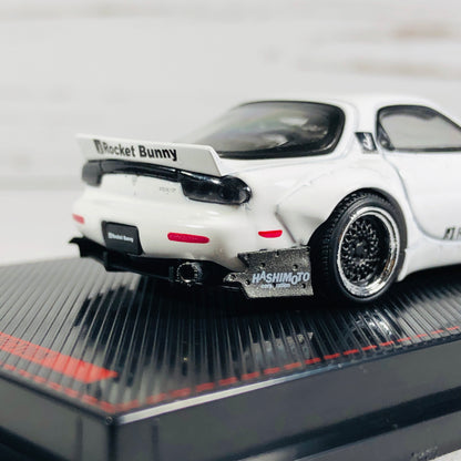 Ignition Model 1/64 Rocket Bunny RX7 (FD3S) White 1411