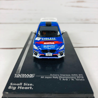 Tarmac Works 1/64 Subaru WRX STI All Japan Rally Championship 2016 #4 T64-016-JRC