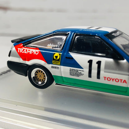 INNO64 TOYOTA COROLLA AE86 LEVIN #11 "TRAMPIO" JTCC 1985 IN64-AE86-11TR85