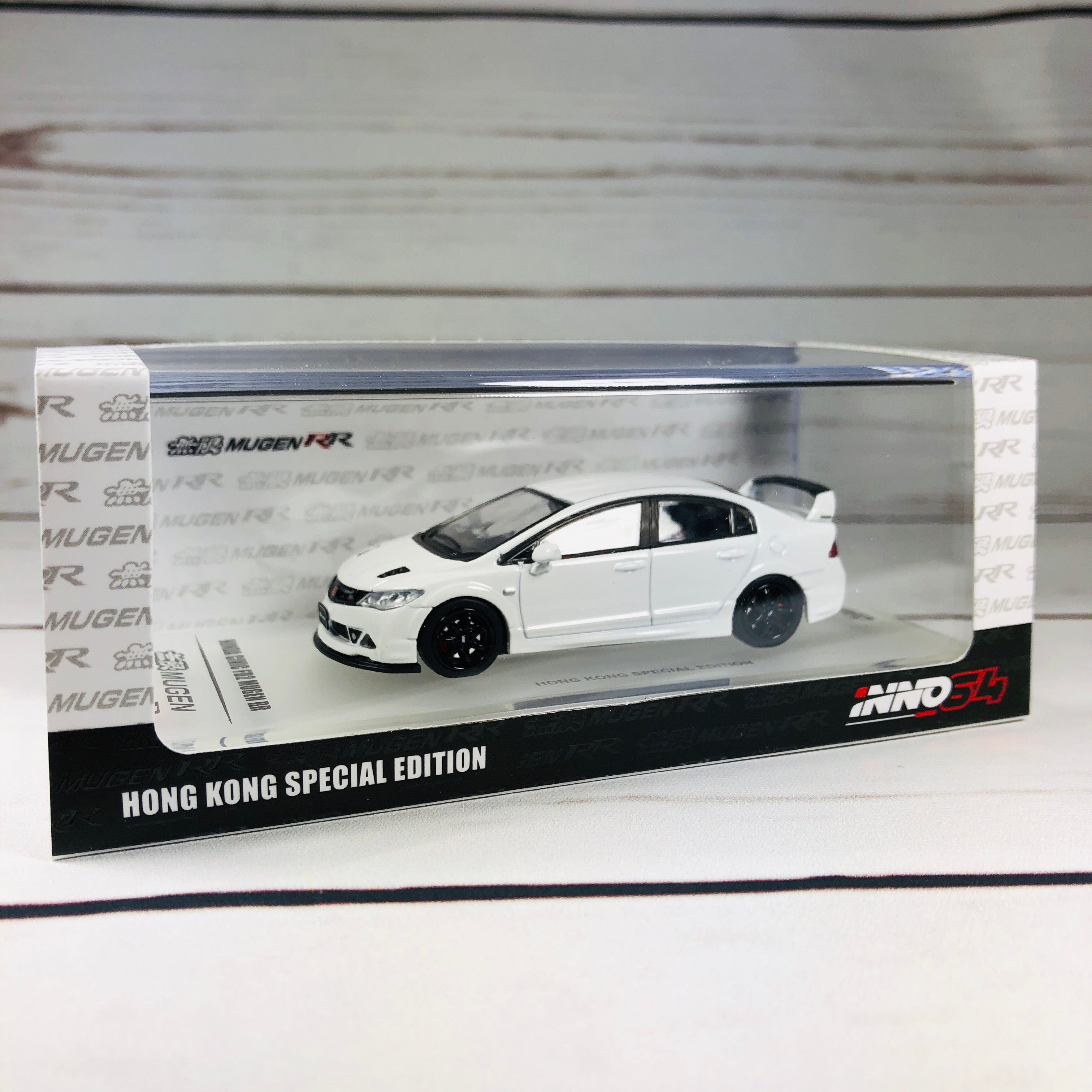 INNO64 HONDA CIVIC FD2 MUGEN RR WHITE Hong Kong Special Edition