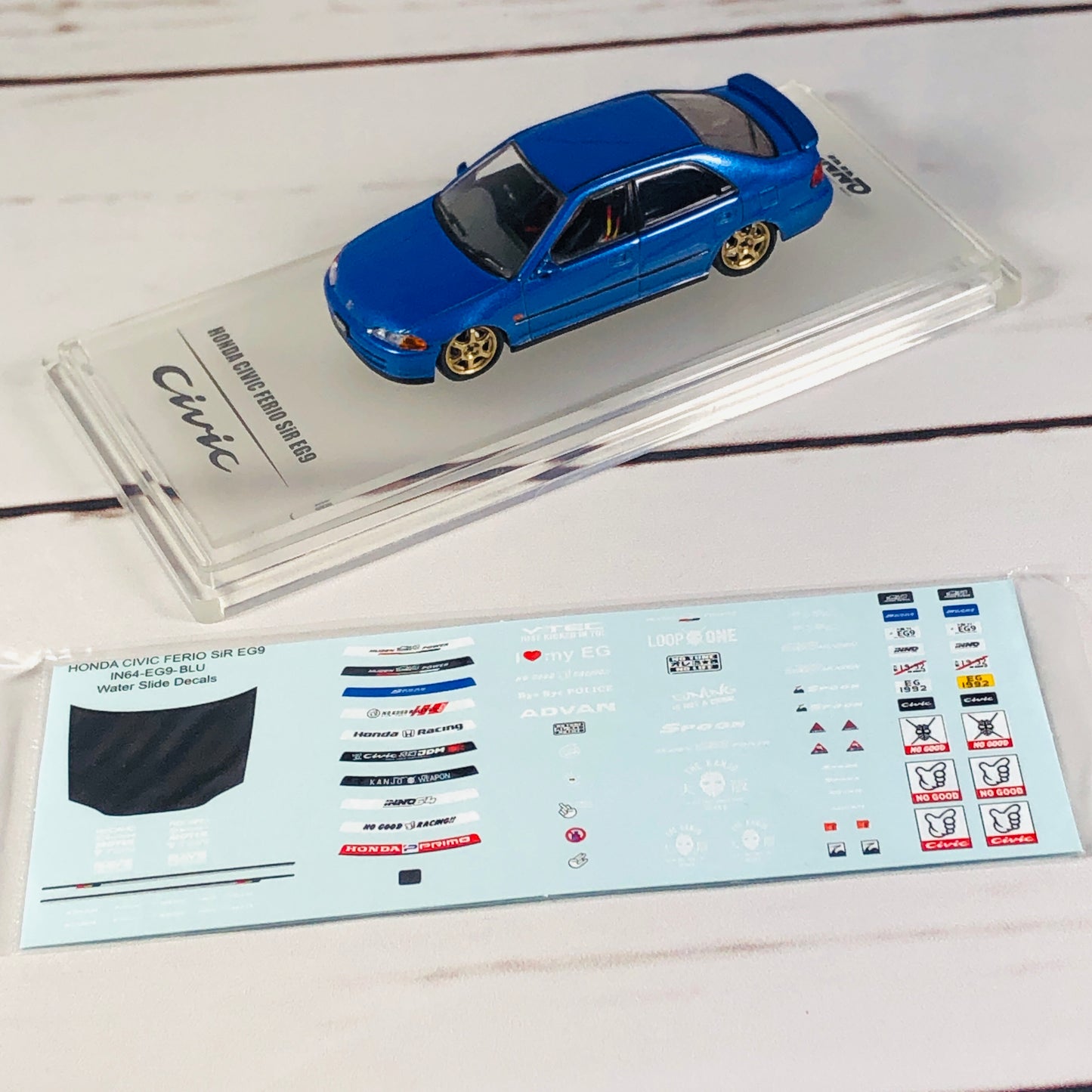 INNO64 HONDA CIVIC FERIO EG9 BLUE  IN64-EG9-BLU