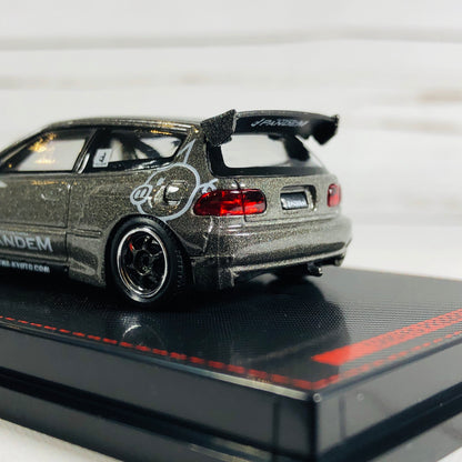 Ignition model 1/64 PANDEM CIVIC (EG6) Gun Metallic