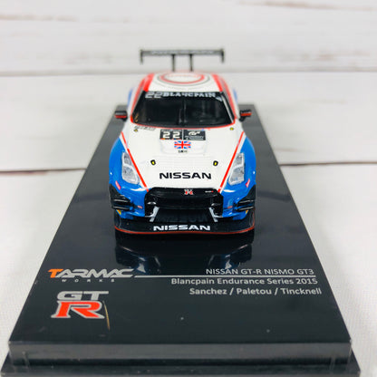 Tarmac Works 1/64 Nissan GTR NISMO GT3 Blancpain Endurance Series 2015 #22 T64-005-BES22