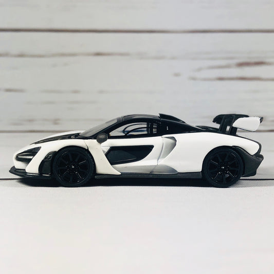 TSM MODEL MINI GT McLaren Senna White RHD (Hong Kong Exclusive)