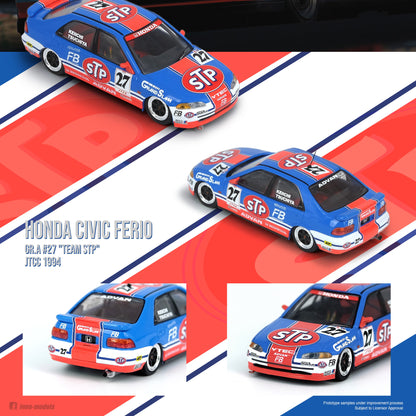 INNO64 1/64 HONDA CIVIC Ferio EG9 Gr.A #27 "TEAM STP" JTCC 1994 IN64-EG9-STP94
