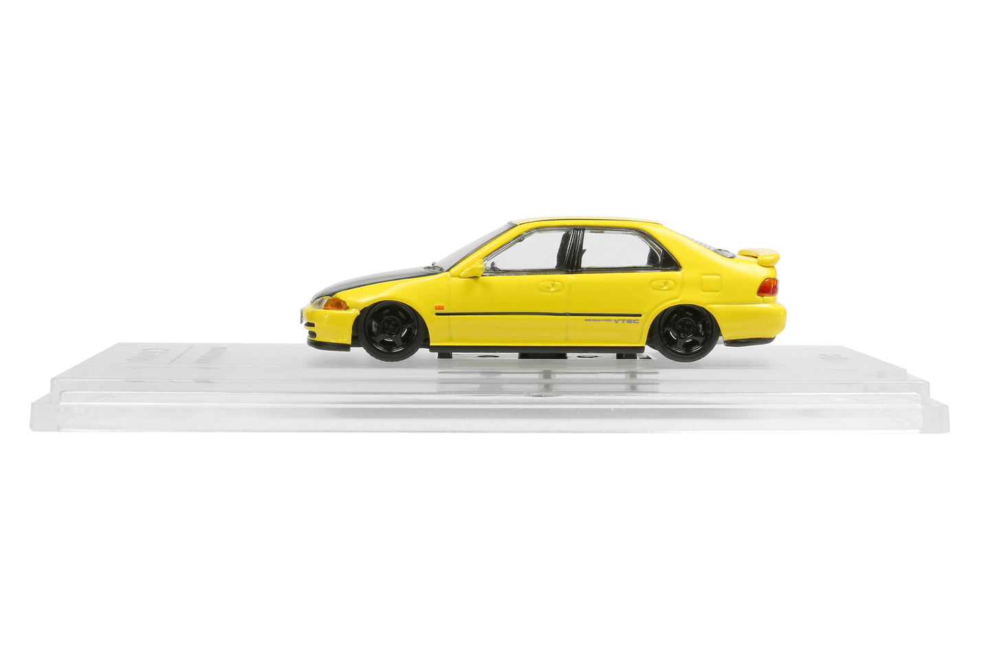 INNO64 HONDA CIVIC FERIO EG9 YELLOW with Customizable Stickers and 1 set of wheel - HONG KONG SPECIAL EDITION