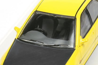 INNO64 HONDA CIVIC FERIO EG9 YELLOW with Customizable Stickers and 1 set of wheel - HONG KONG SPECIAL EDITION
