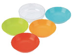 inomata round bowl 4pk with clear plate