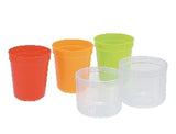 inomata Plastic cup 3pk with storage case 4905596134640