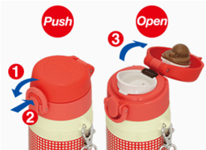 THERMOS bottle vacuum insulated 0.55L JNT-550 R-OR (4562344353533)