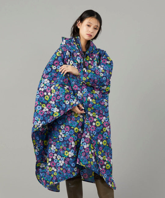 KiU Rain Poncho Bohemian Blue K64-137