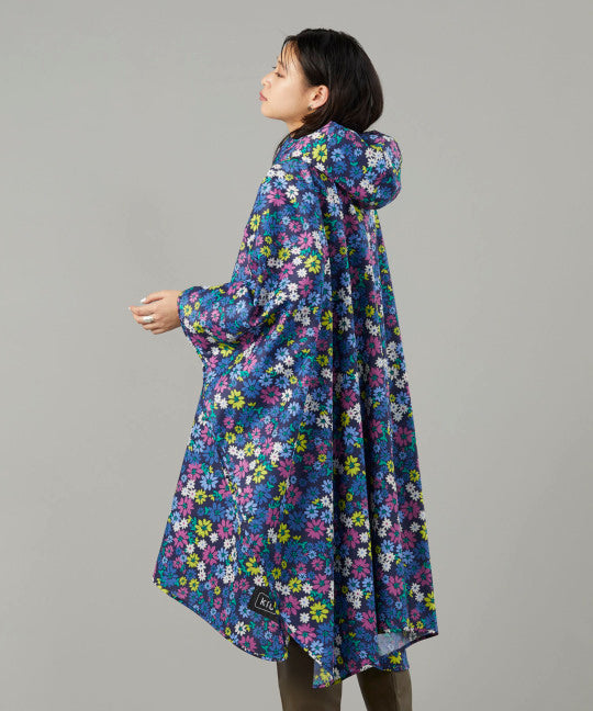 KiU Rain Poncho Bohemian Blue K64-137