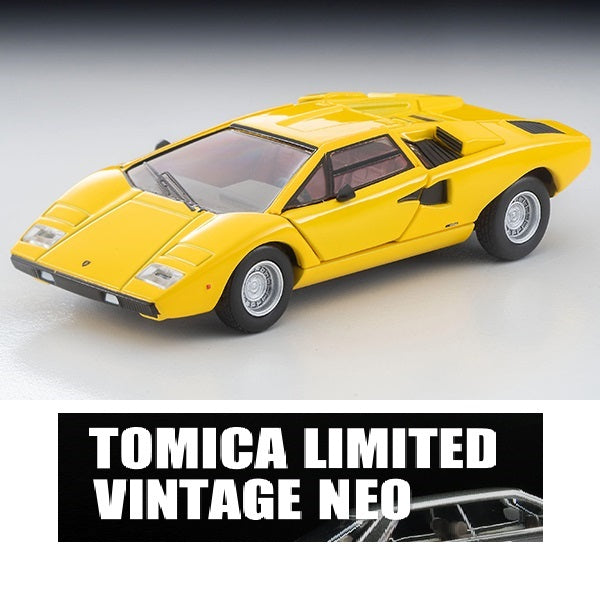 TOMYTEC Tomica Limited Vintage NEO 1/64 LV-N Lamborghini Countach LP400 Yellow