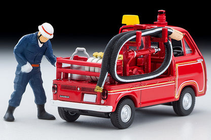 TOMYTEC TLV 1/64 Subaru Sambar Pump Fire Engine (with figure) LV-68c