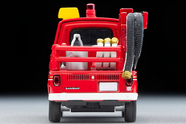 TOMYTEC TLV 1/64 Subaru Sambar Pump Fire Engine (with figure) LV-68c
