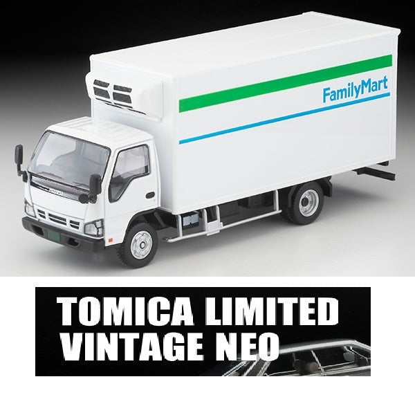 TOMYTEC Tomica Limited Vintage NEO 1/64 Isuzu Elf Panel Van (Family Mart) LV-N195c