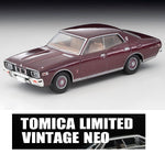 TOMYTEC Tomica Limited Vintage NEO 1/64 Nissan Cedric 4-door HT F type 2800SGL (Maroon) 1976 LV-N250a