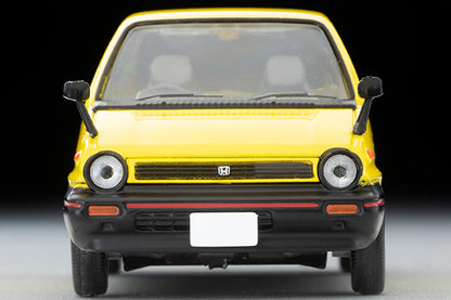 TOMYTEC Tomica Limited Vintage Neo 1/64 Honda City R Yellow with MOTOCOMPOwith rider figure 1981 LV-N272b