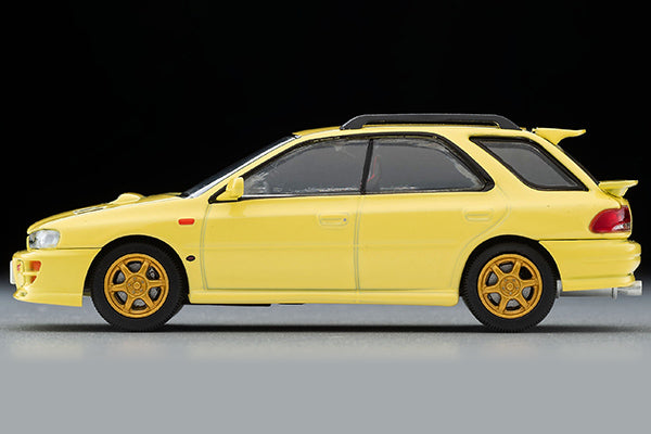 TOMYTEC Tomica Limited Vintage Neo 1/64 Subaru Impreza Pure Sports Wagon WRX STi Ver.VI Limited (Yellow) 1999 LV-N274b