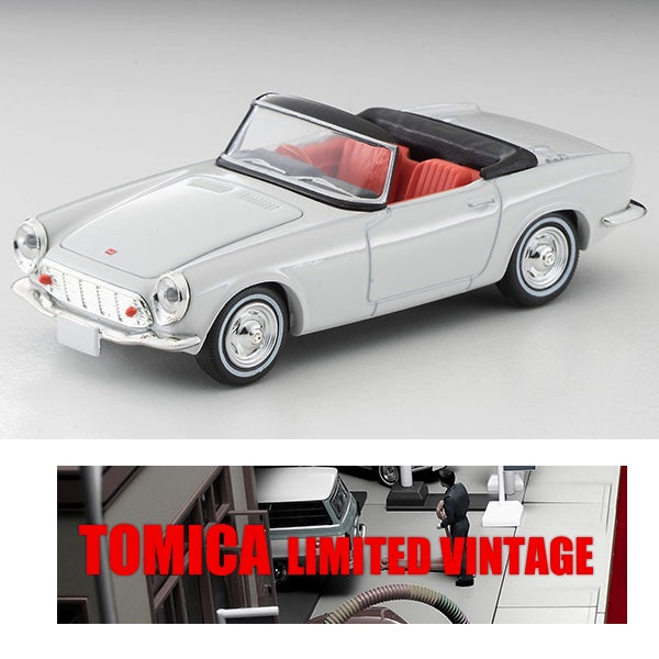 TOMYTEC Tomica Limited Vintage 1/64 Honda S600 Open Top (White) LV-199a
