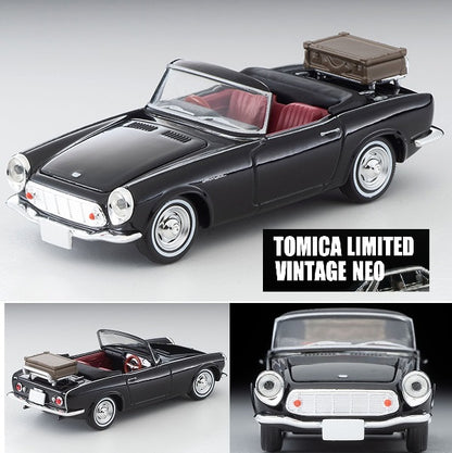 TOMYTEC Tomica Limited Vintage Neo 1/64 Honda S600 Open Top (Black) LV-199c