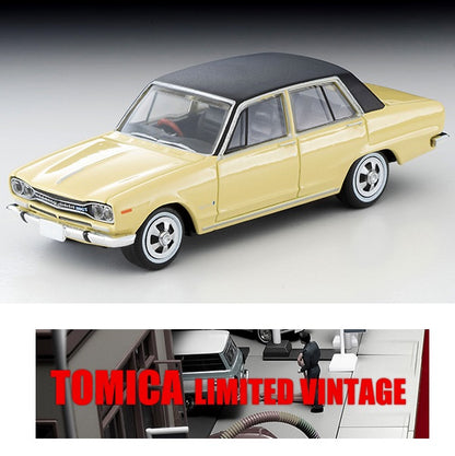 TOMYTEC Tomica Limited Vintage 1/64 Nissan Skyline 2000GT (yellow/black) 1970 LV-202a