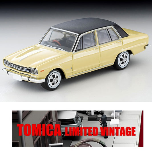 TOMYTEC Tomica Limited Vintage 1/64 Nissan Skyline 2000GT (yellow/black) 1970 LV-202a