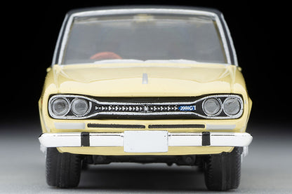 TOMYTEC Tomica Limited Vintage 1/64 Nissan Skyline 2000GT (yellow/black) 1970 LV-202a