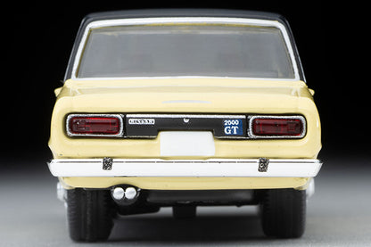 TOMYTEC Tomica Limited Vintage 1/64 Nissan Skyline 2000GT (yellow/black) 1970 LV-202a