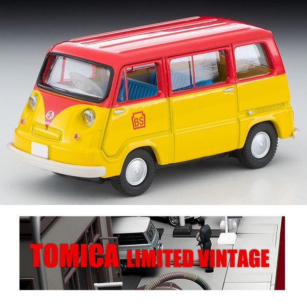 TOMYTEC Tomica Limited Vintage 1/64 Subaru Sambar Light Van (Bridgestone) LV-27c