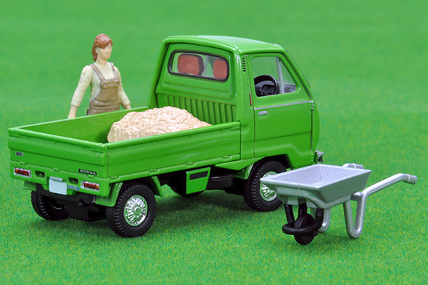 TOMYTEC Tomica Limited Vintage Neo 1/64 Honda TN-V Super Deluxe (green) with figure LV-N15c