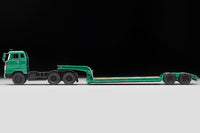 TOMYTEC TLVN 1/64 Hino HH341 Heavy Equipment Transport Trailer (Green) LV-N173b