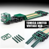 TOMYTEC TLVN 1/64 Hino HH341 Heavy Equipment Transport Trailer (Green) LV-N173b