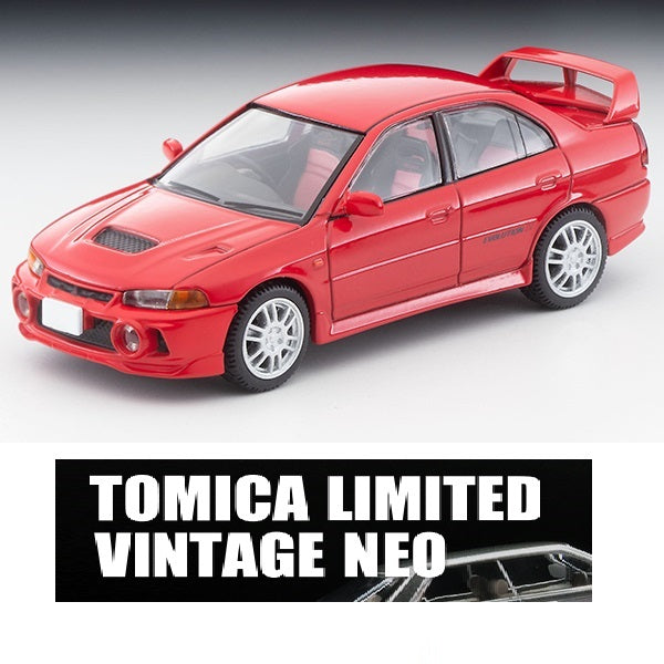 TOMYTEC Tomica Limited Vintage Neo 1/64 Mitsubishi Lancer GSR Evolution IV (Red) LV-N186d