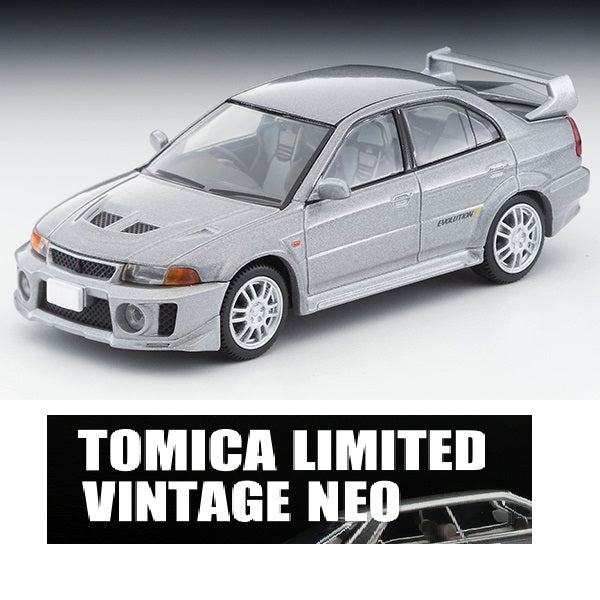 TOMYTEC Tomica Limited Vintage Neo 1/64 Mitsubishi Lancer GSR Evolution V (Silver) LV-N187d