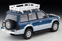 PREORDER Tomytec Tomica Limited Vintage Neo 1/64 Mitsubishi Pajero Midroof Wide VR with Optional Parts 1994 Blue/Silver LV-N206a  Approx. Release Date : June 2020 subject to manufacturer final decision