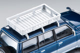 Tomytec Tomica Limited Vintage Neo 1/64 Mitsubishi Pajero Midroof Wide VR with Optional Parts 1994 Blue/Silver LV-N206a