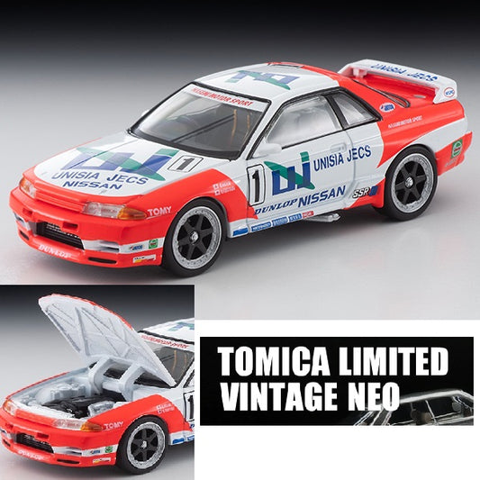 TOMYTEC Tomica Limited Vintage Neo 1/64 UNISIA JECS Skyline (1993 spec) LV-N234c