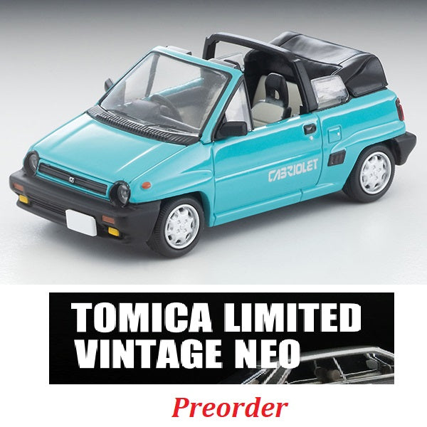 TOMYTEC Tomica Limited Vintage Neo 1/64 Honda City Cabriolet (light blue) 1984 LV-N262a