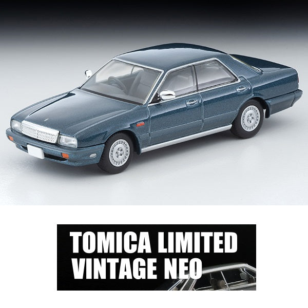 TOMYTEC Tomica Limited Vintage Neo 1/64 Nissan Cedric Cima Type II Limited (Grayish Blue) 1988 LV-N278a