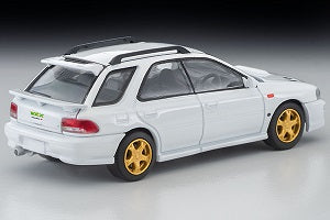 TOMYTEC Tomica Limited Vintage Neo 1/64 Subaru Impreza Pure Sports Wagon WRX STi Version V (WHITE) 1998 LV-N281a