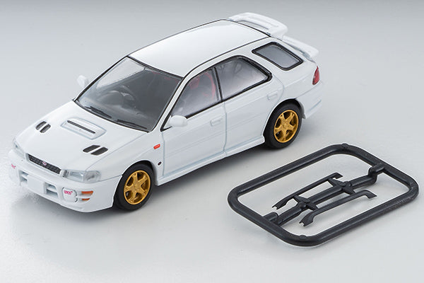 TOMYTEC Tomica Limited Vintage Neo 1/64 Subaru Impreza Pure Sports Wagon WRX STi Version V (WHITE) 1998 LV-N281a