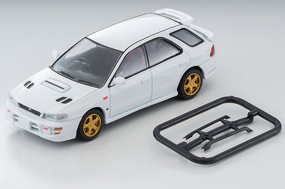 TOMYTEC Tomica Limited Vintage Neo 1/64 Subaru Impreza Pure Sports Wagon WRX STi Version V (WHITE) 1998 LV-N281a