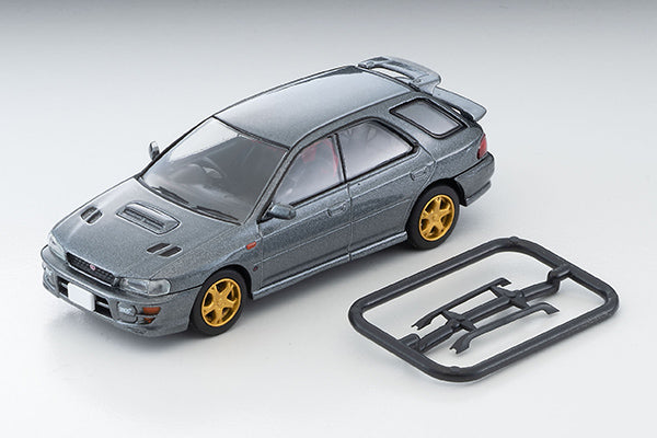 TOMYTEC Tomica Limited Vintage Neo 1/64 Subaru Impreza Pure Sports Wagon WRX STi Version V (Gray) 1998 LV-N281b