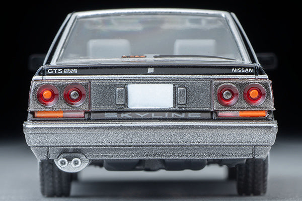 TOMYTEC Tomica Limited Vintage Neo 1/64 NISSAN SKYLINE 4 DOOR HT GTS TWINCAM 24V (BLACK/SILVER) 1986 LV-N282b