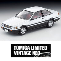 TOMYTEC Tomica Limited Vintage Neo 1/64 Toyota Corolla Levin 2-door GT-APEX (white/black) 1984  LV-N284a